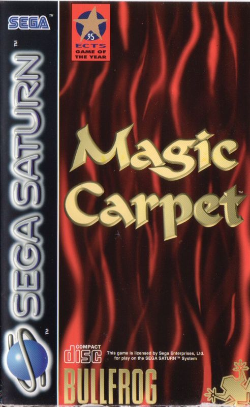 Magic Carpet box art for Sega Saturn
